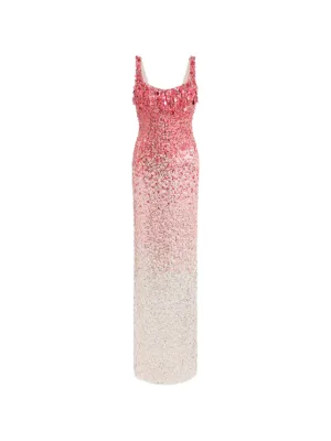 strapless open back dress Lavender Chiffon Lace Long Prom Dress with Corset, Beautiful Evening P