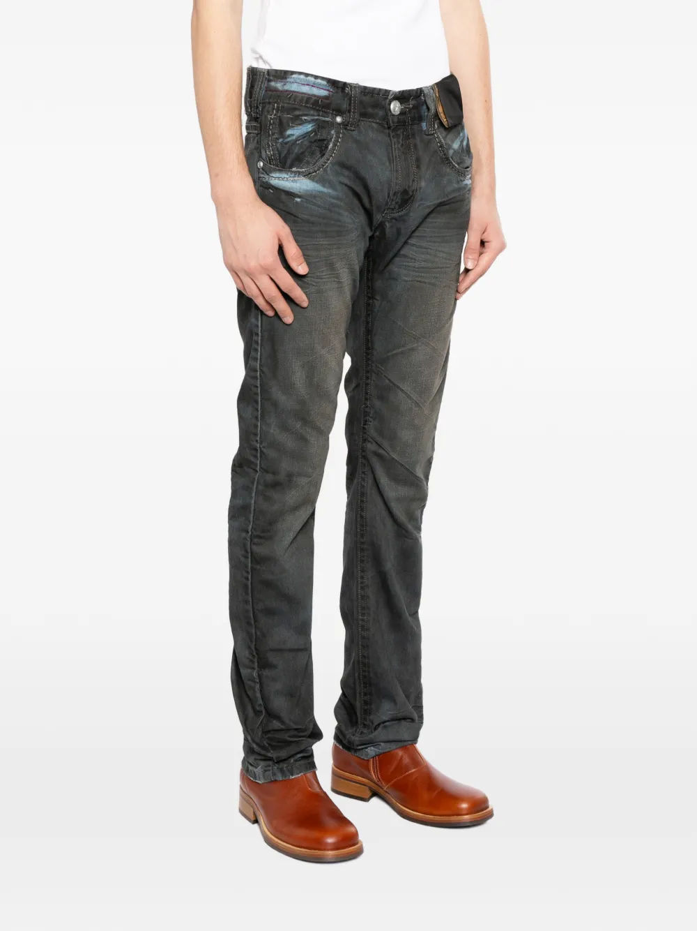  Tough Jeansmith Faded Jeans - Grey 