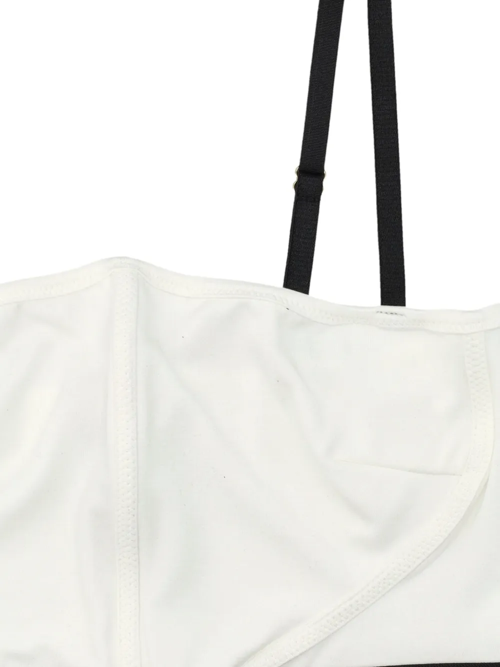 TOM FORD Top met logo band Wit