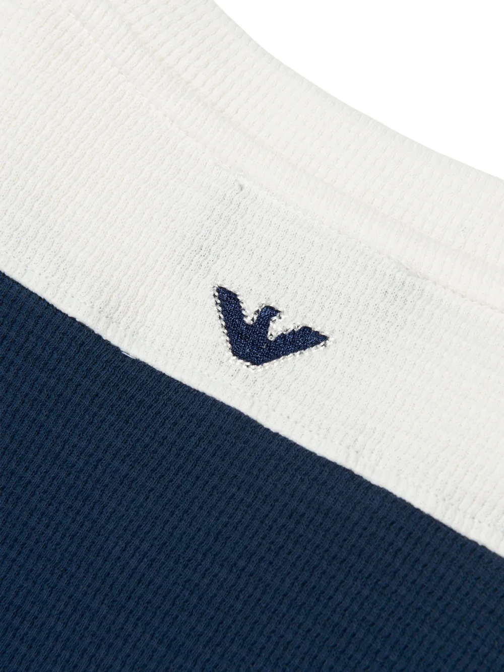 Emporio Armani Kids Top met logo Blauw