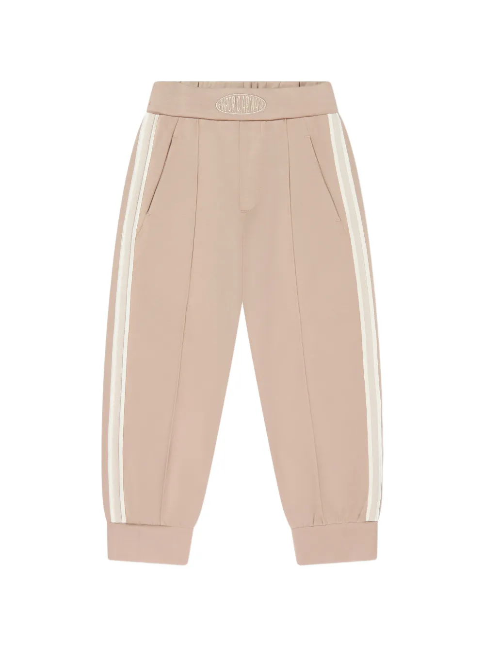 Emporio Armani Kids side stripe trousers - Toni neutri