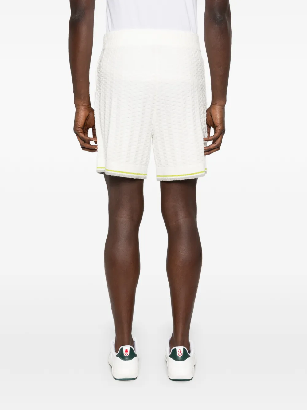 Casablanca Shorts met trekkoord Wit