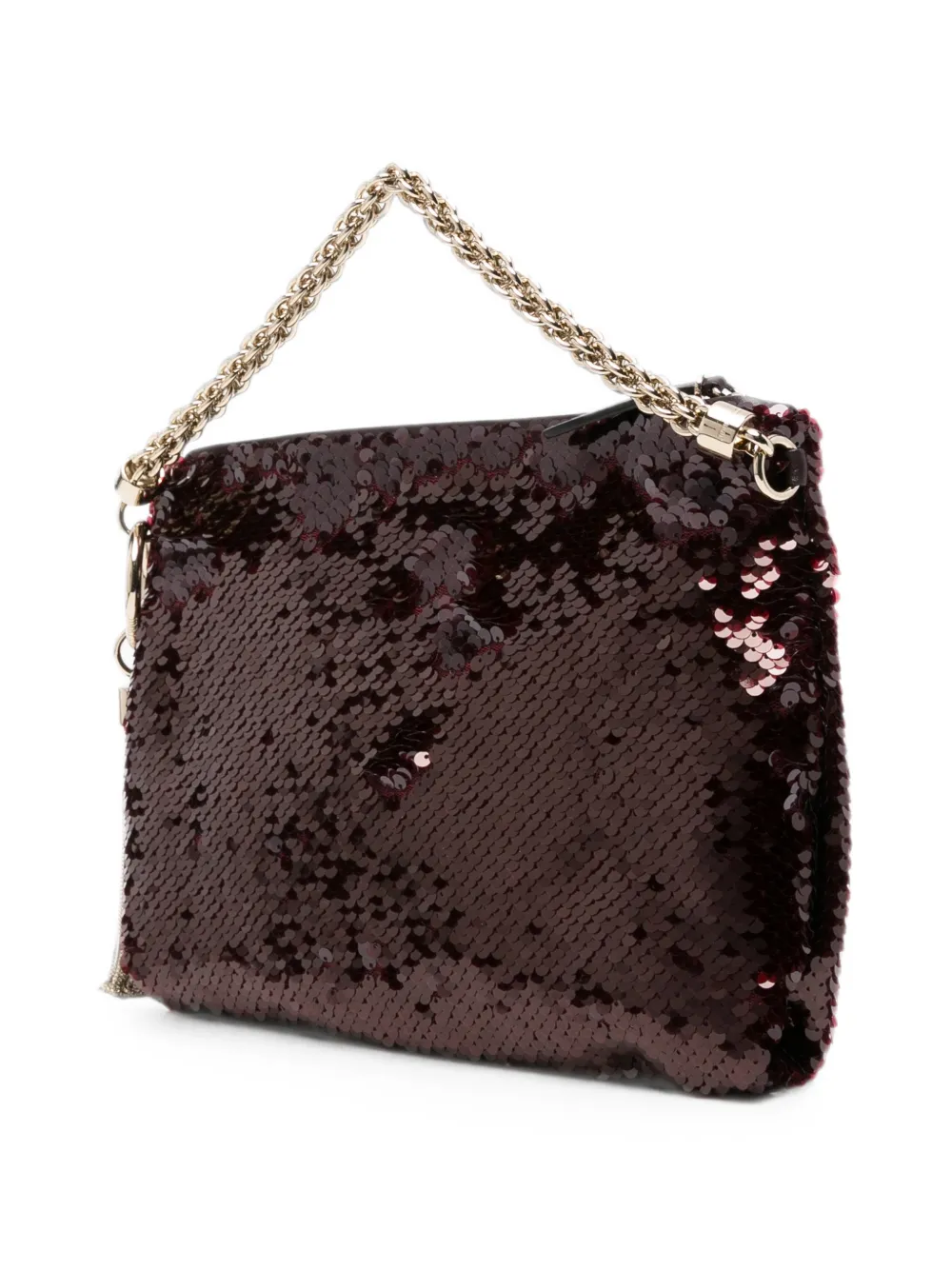 Jimmy Choo Callie clutch met pailletten Rood