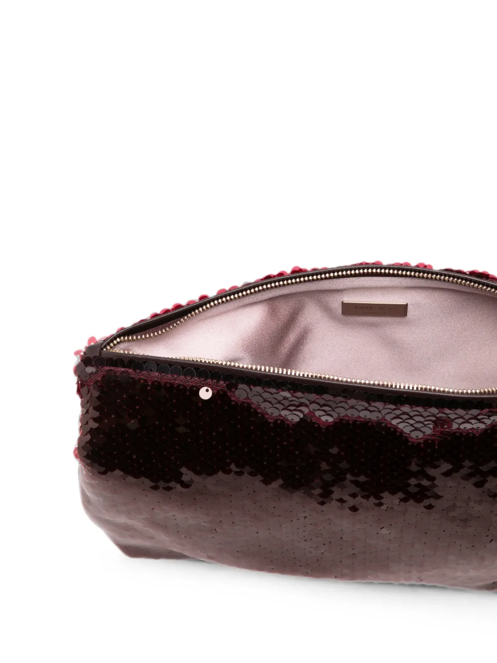 Jimmy Choo Callie clutch met pailletten Rood