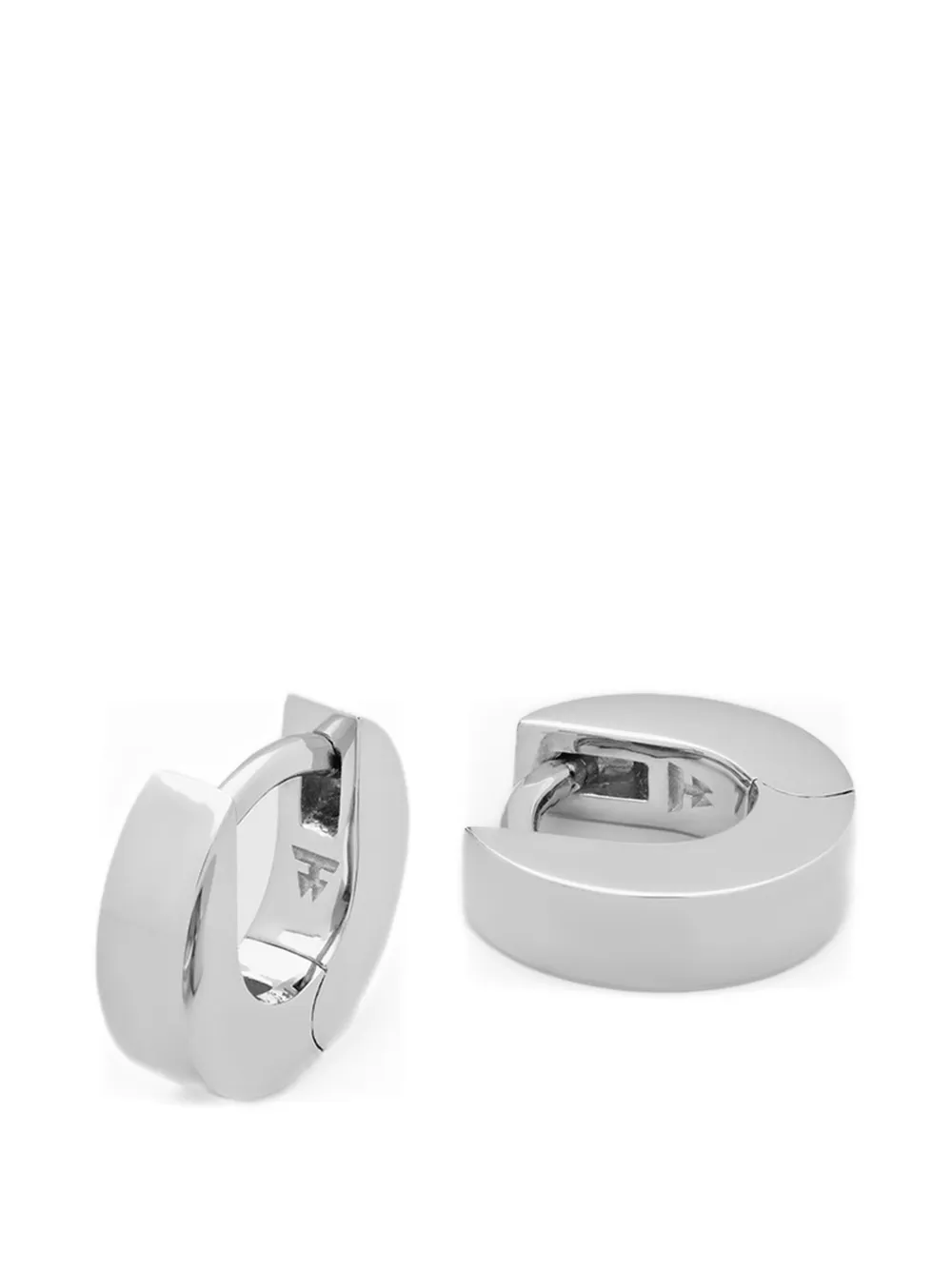 Tom Wood Orecchini a cerchio Beck - Argento