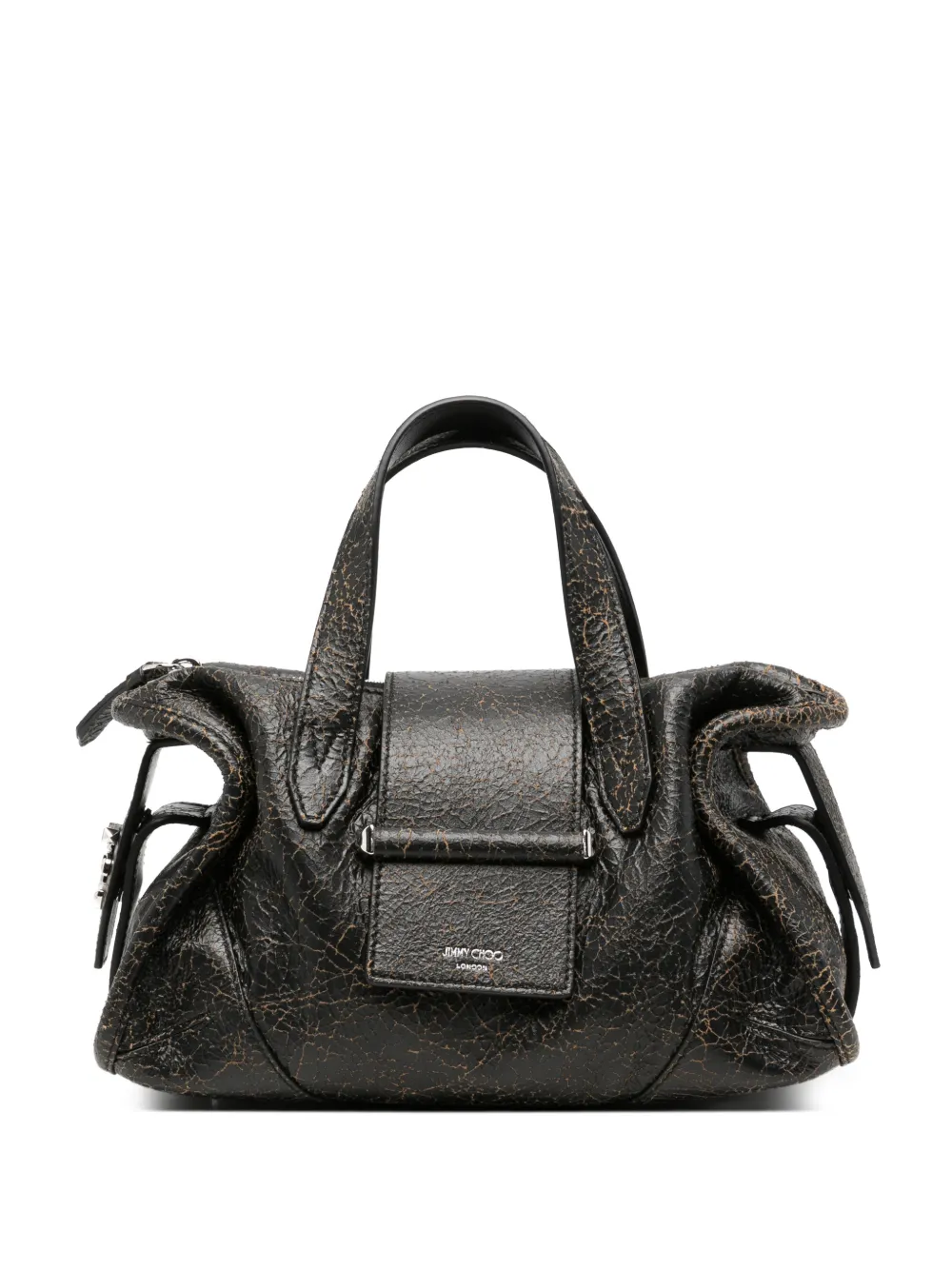 Jimmy Choo Bar Filo leather tote bag - Nero