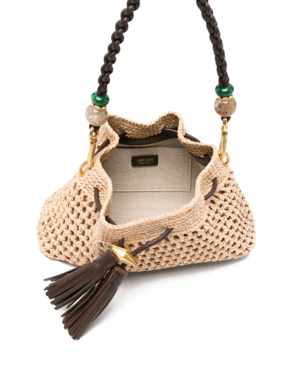 Jimmy Choo Cinch Small Bag | Brown | FARFETCH ZA