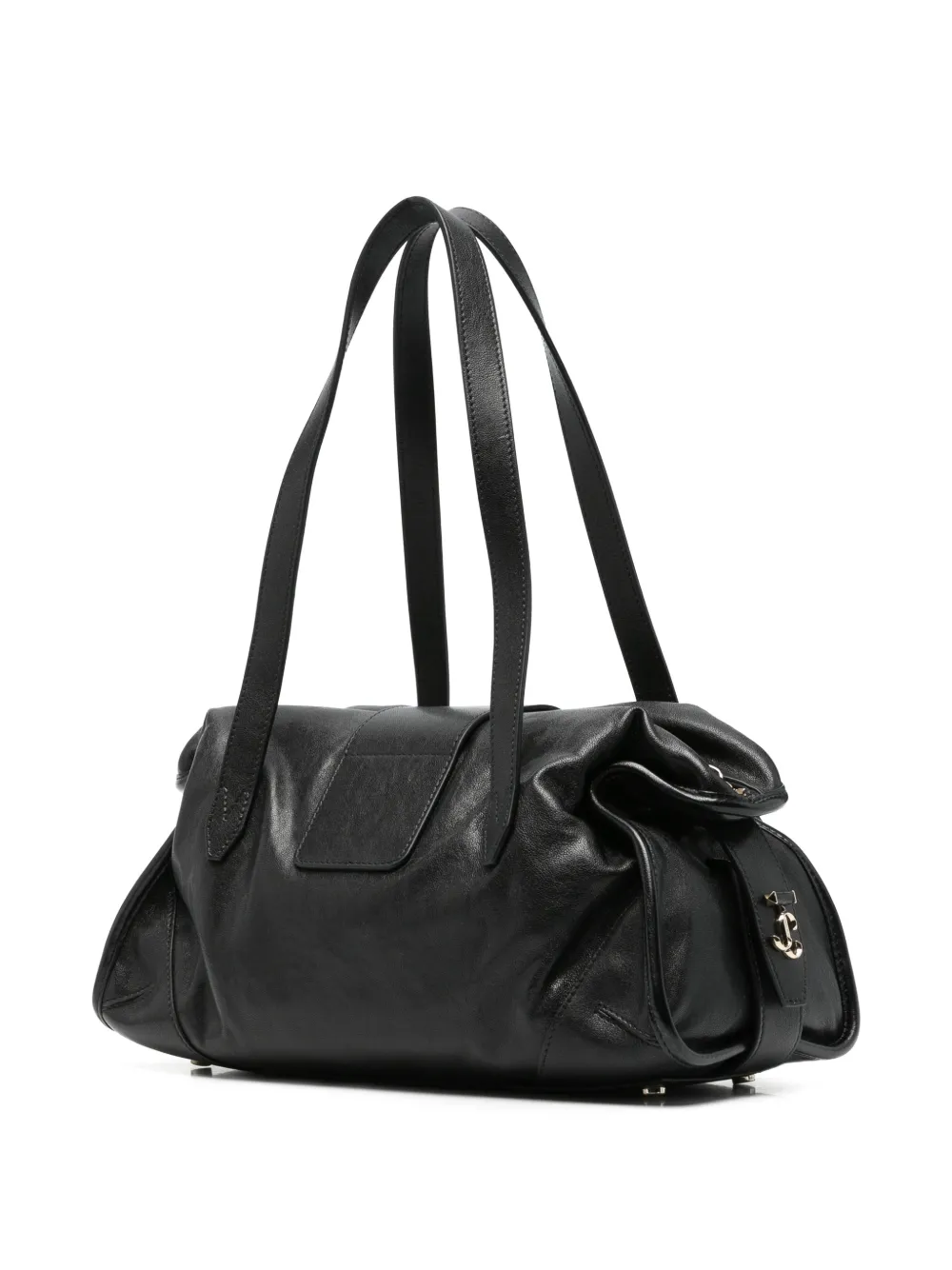 Jimmy Choo Bar Filo leren schoudertas Zwart