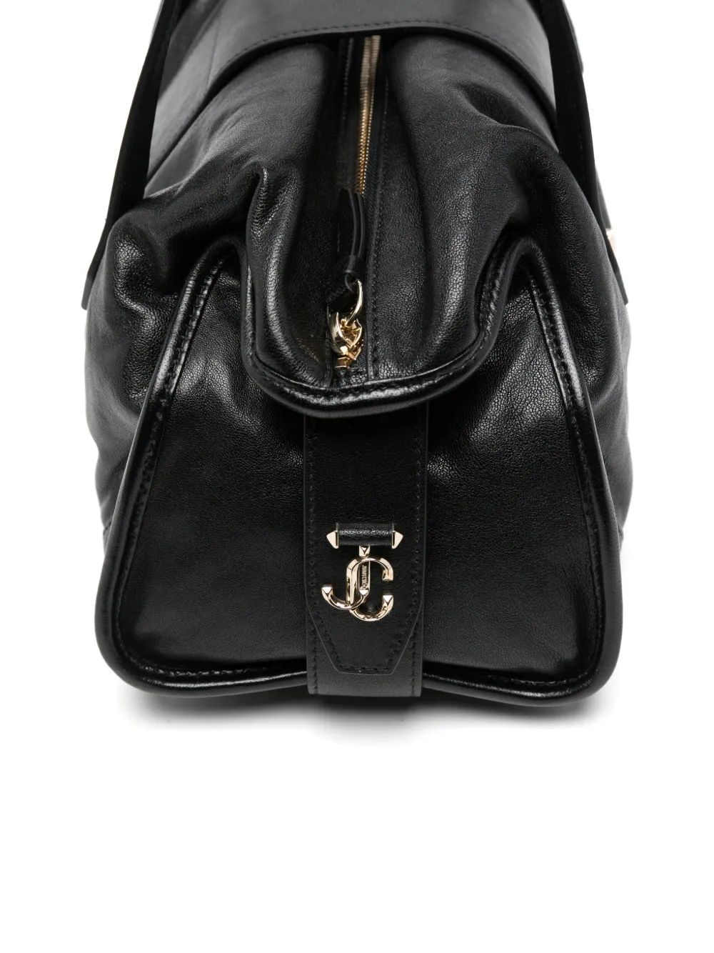 Jimmy Choo Bar Filo leren schoudertas Zwart
