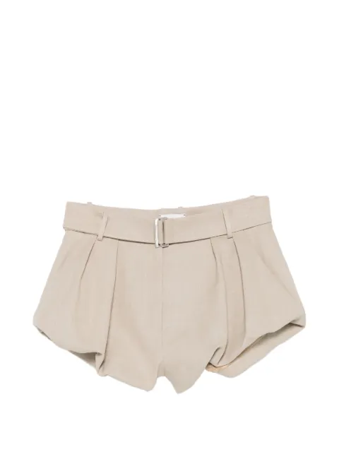 Magda Butrym belted pleated shorts