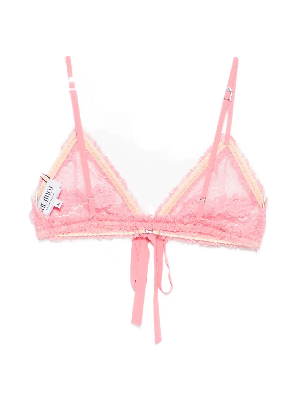  The Attico Lace Bra - Pink 