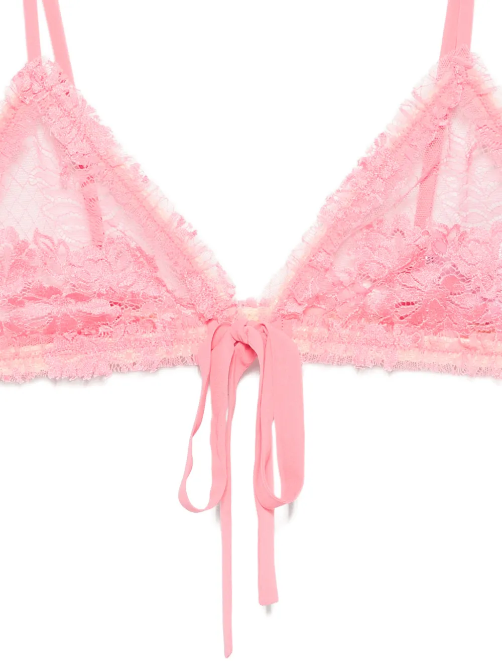  The Attico Lace Bra - Pink 