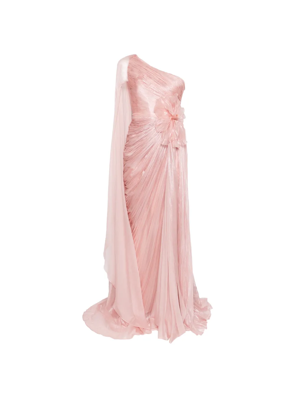 Iris Serban draped one shoulder dress - Rosa