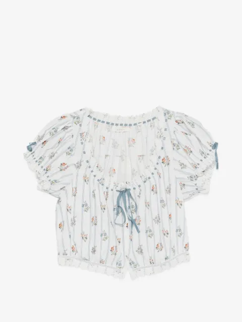 DÔEN Nera floral-print blouse