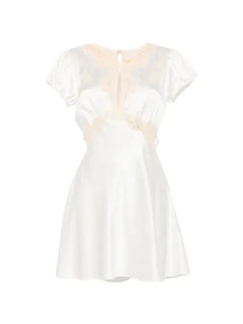 DÔEN Junia lace-trim mini dress