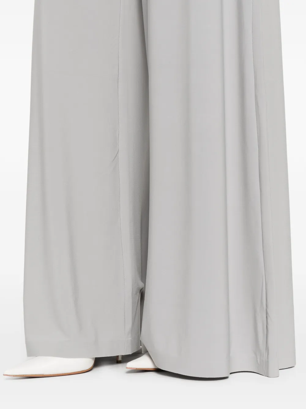 Norma Kamali Bias straight broek Grijs