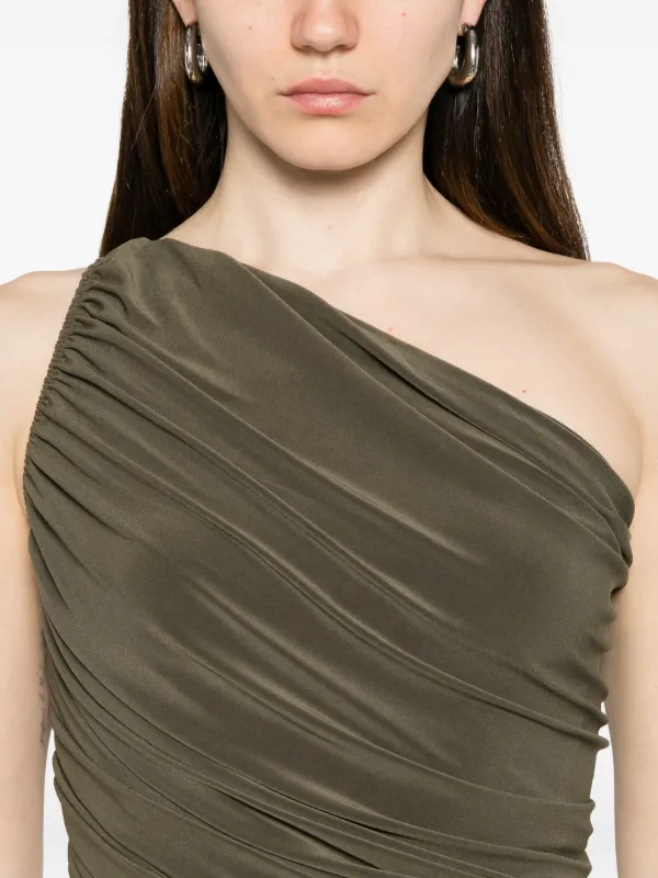 norma kamali diana dress green Norma Kamali Women's Diana Dress - Green - Size XS