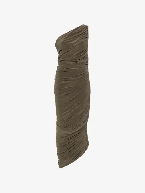Norma Kamali Diana ruched dress