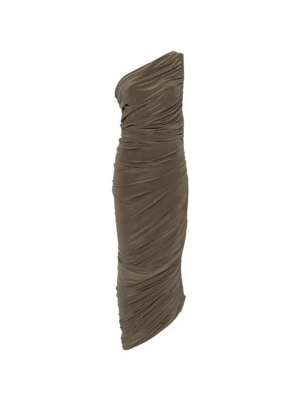 norma kamali diana ruched dress Norma Kamali Diana Ruched Dress
