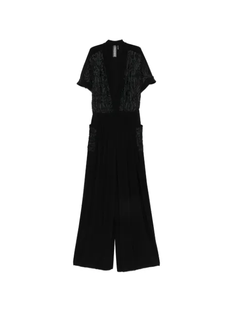 Norma Kamali Geralyn short-sleeves jumpsuit