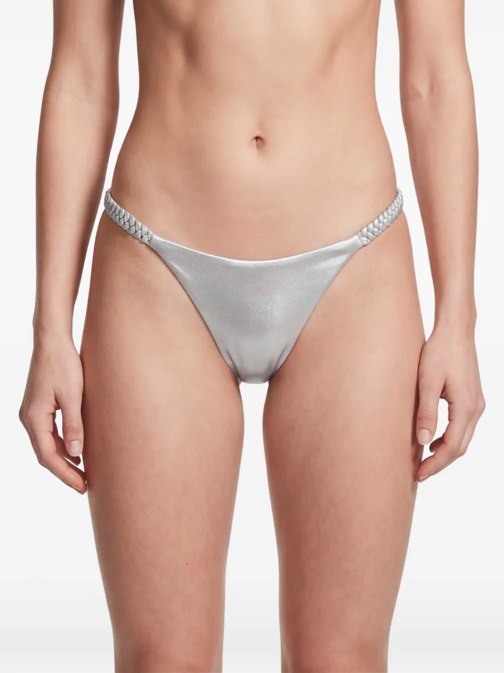 Isa Boulder High Weave bikinislip Zilver