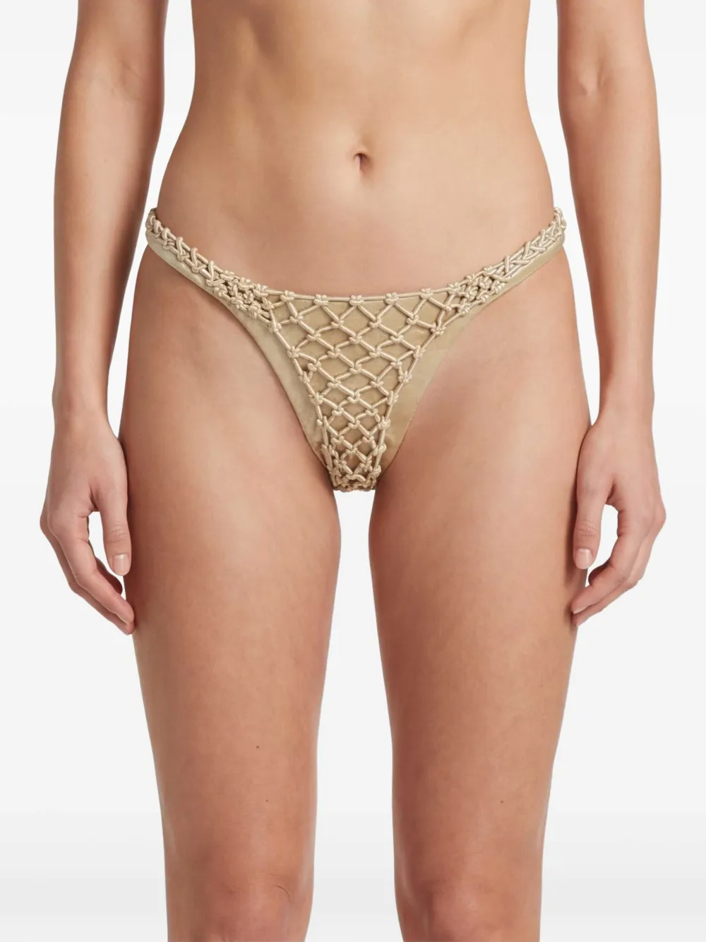 Isa Boulder Corara macrame bikinislip Goud