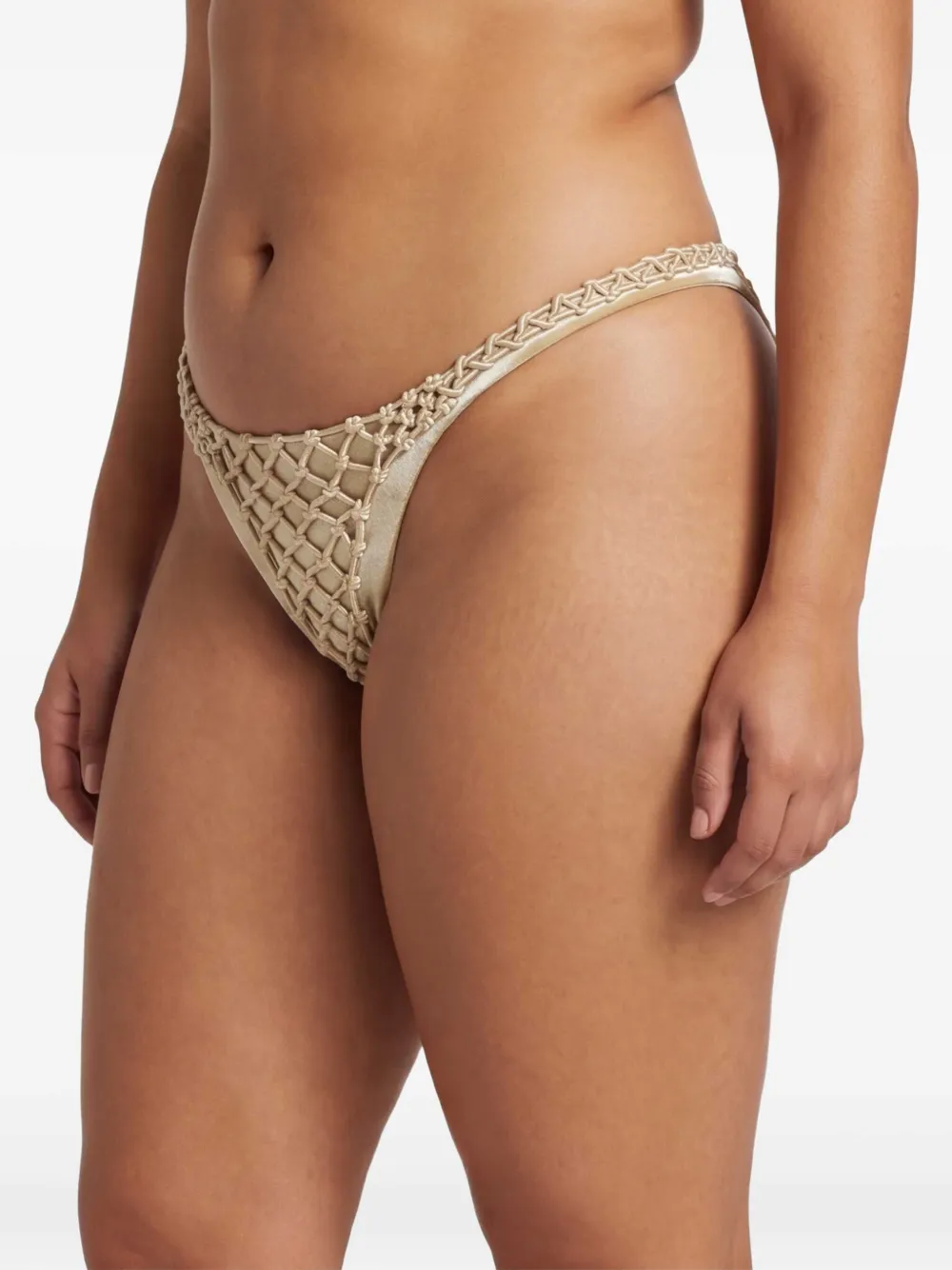 Isa Boulder Corara macrame bikinislip Goud