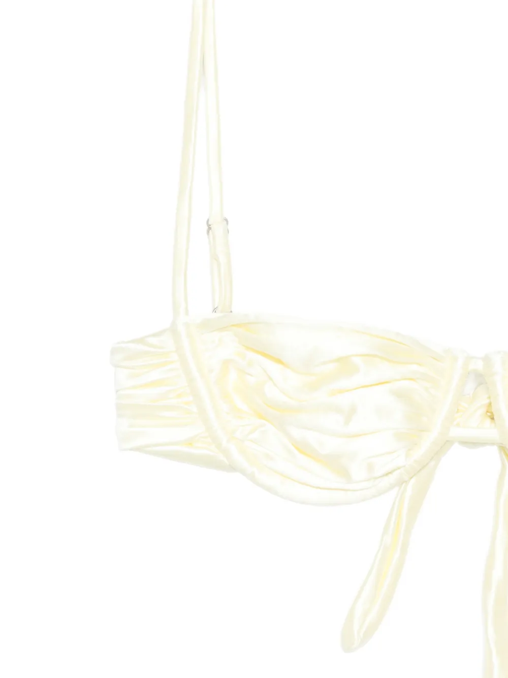 Isa Boulder Static geweven bikinitop Beige