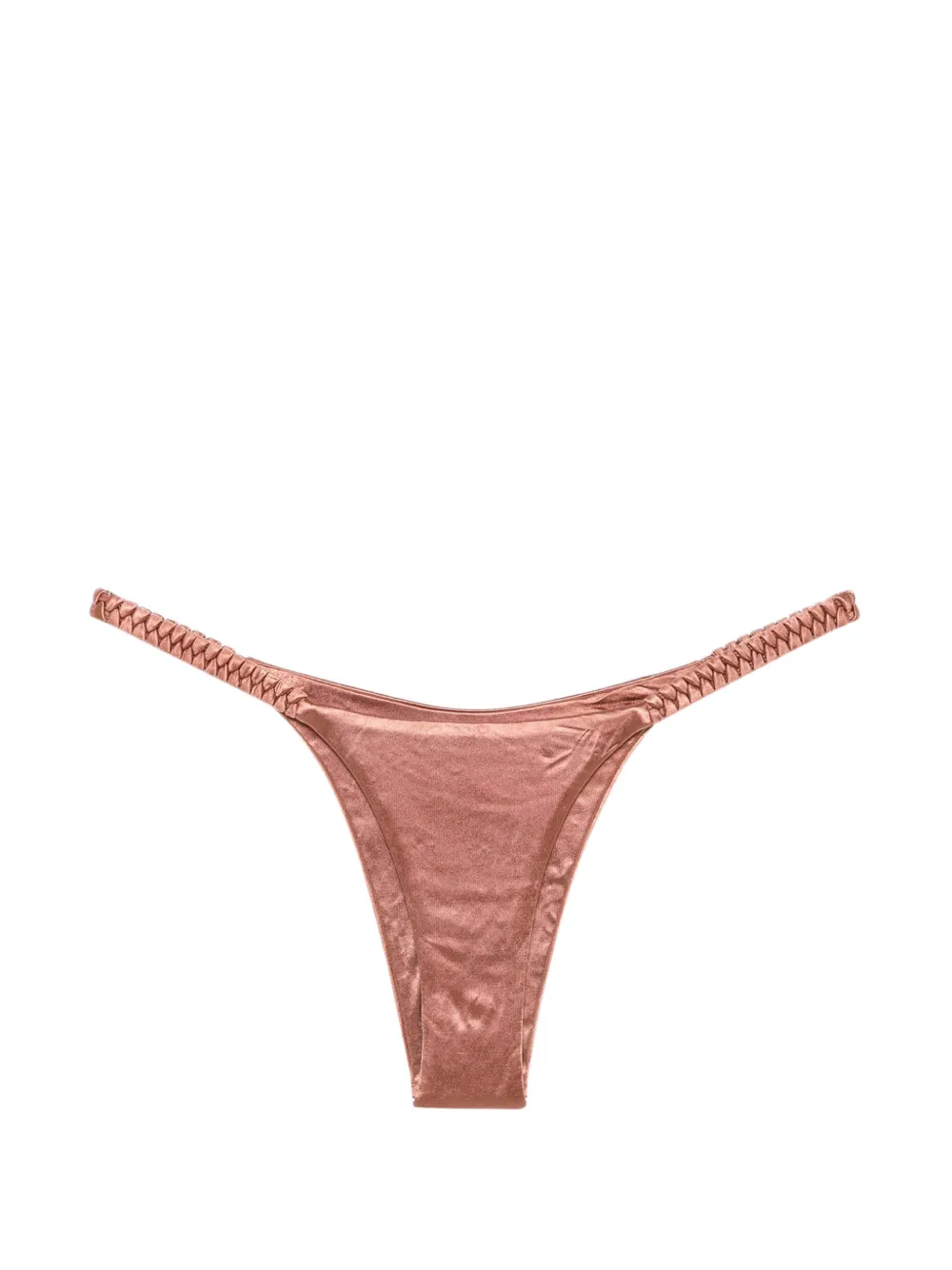 Isa Boulder High Weave bikini bottom - Rosa