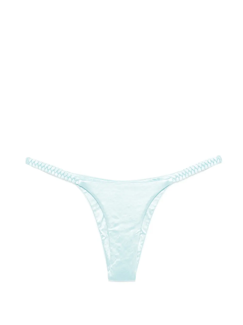 Isa Boulder weave side bikini bottom - Blu