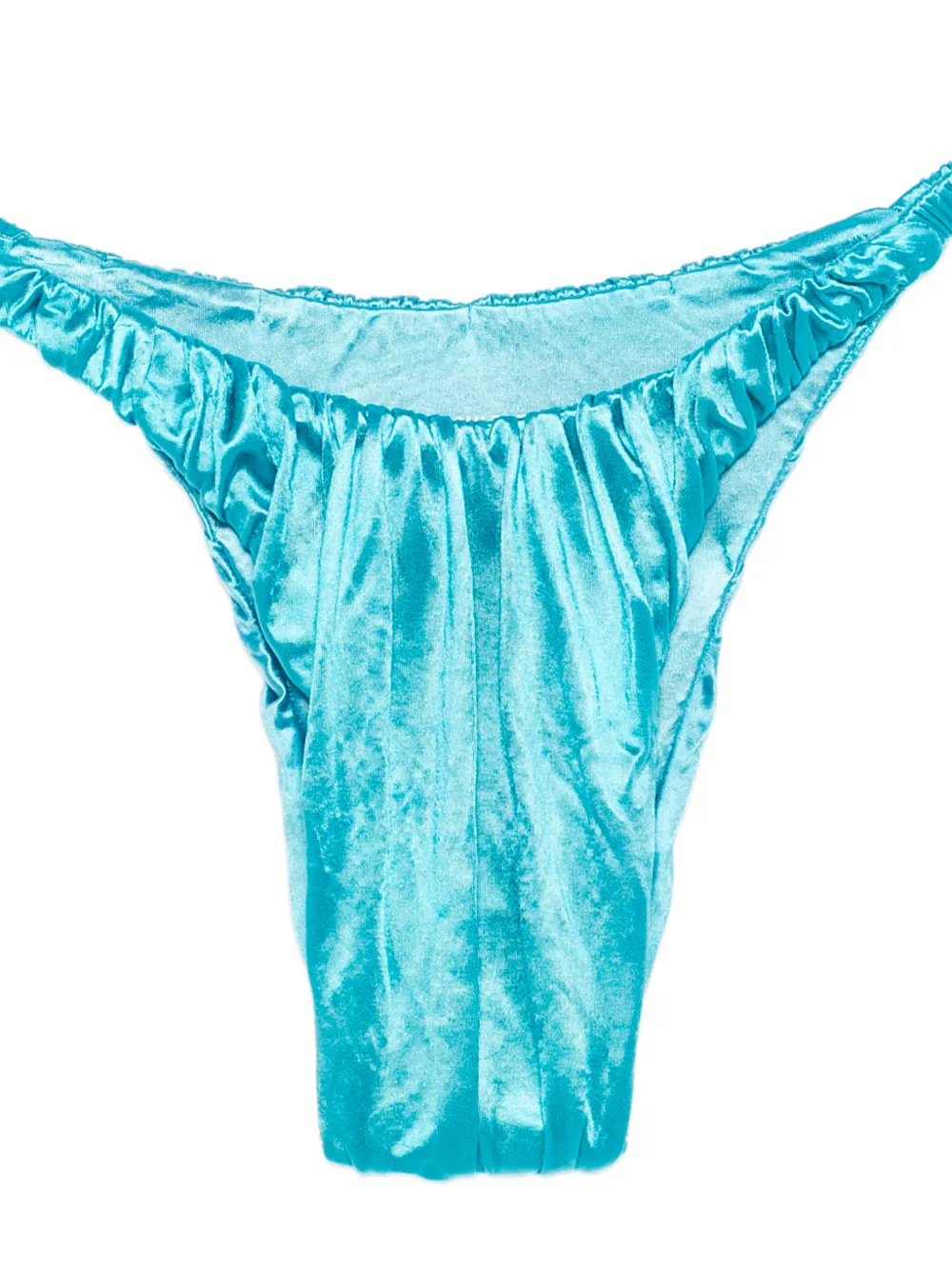 Isa Boulder Gesmockte bikinislip Blauw