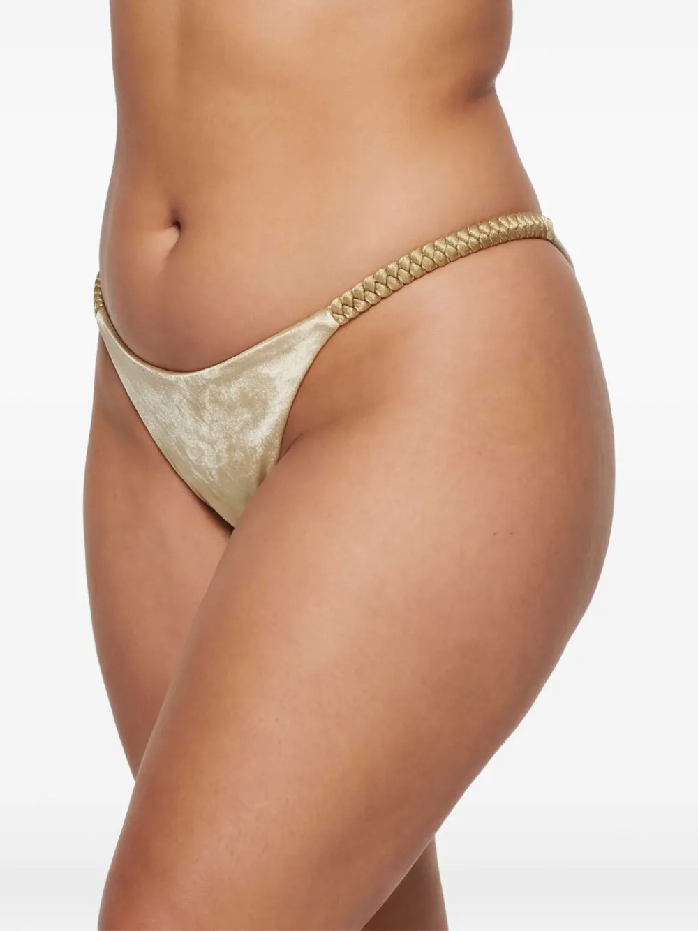 Isa Boulder High Weave bikinislip Goud
