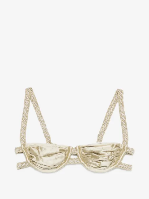 Isa Boulder weave strap bikini top