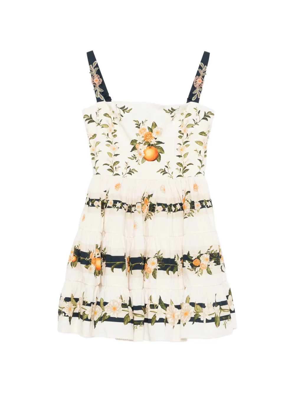 Agua By Agua Bendita floral-print mini dress - Toni neutri