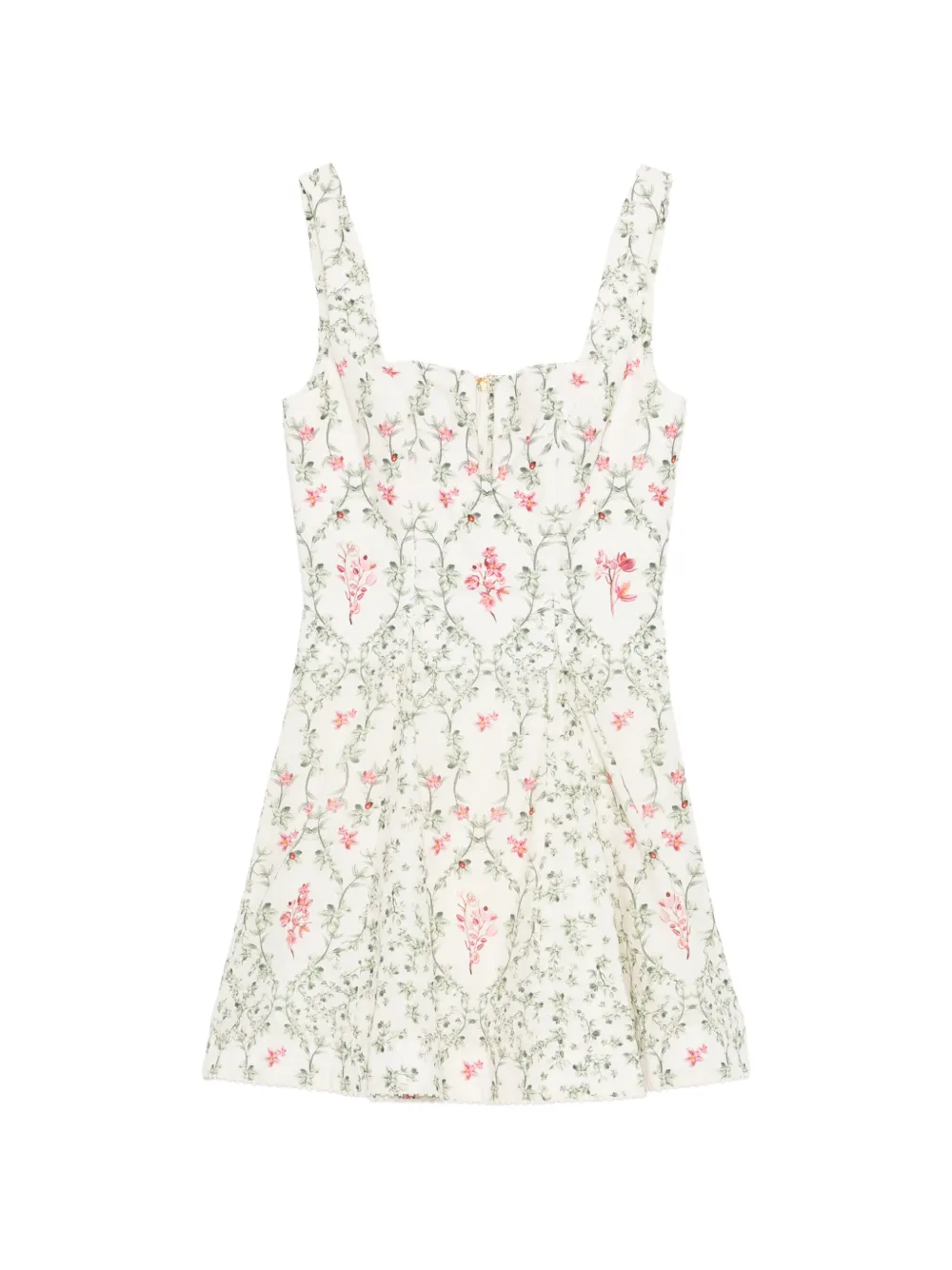 Agua By Agua Bendita floral-print mini dress - Toni neutri