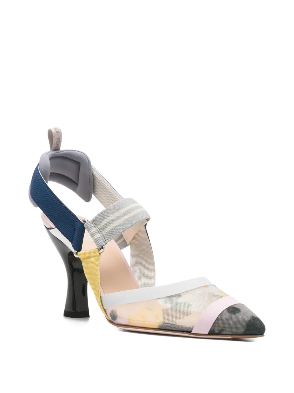 FENDI Sandalen met bloemenprint Blauw