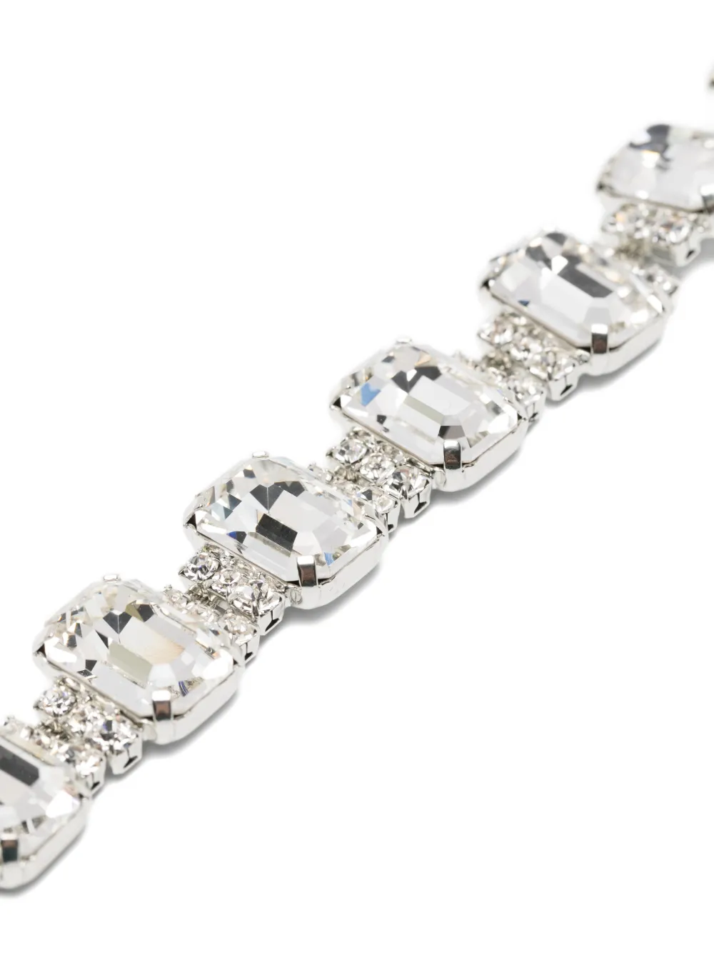  Nº21 Collier Stone Embellished Necklace - Silver 