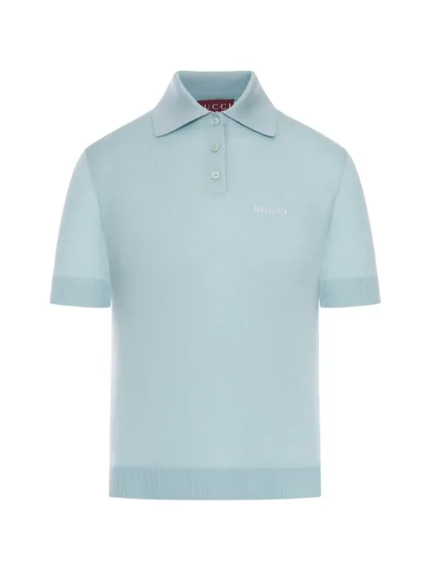 Gucci logo polo top