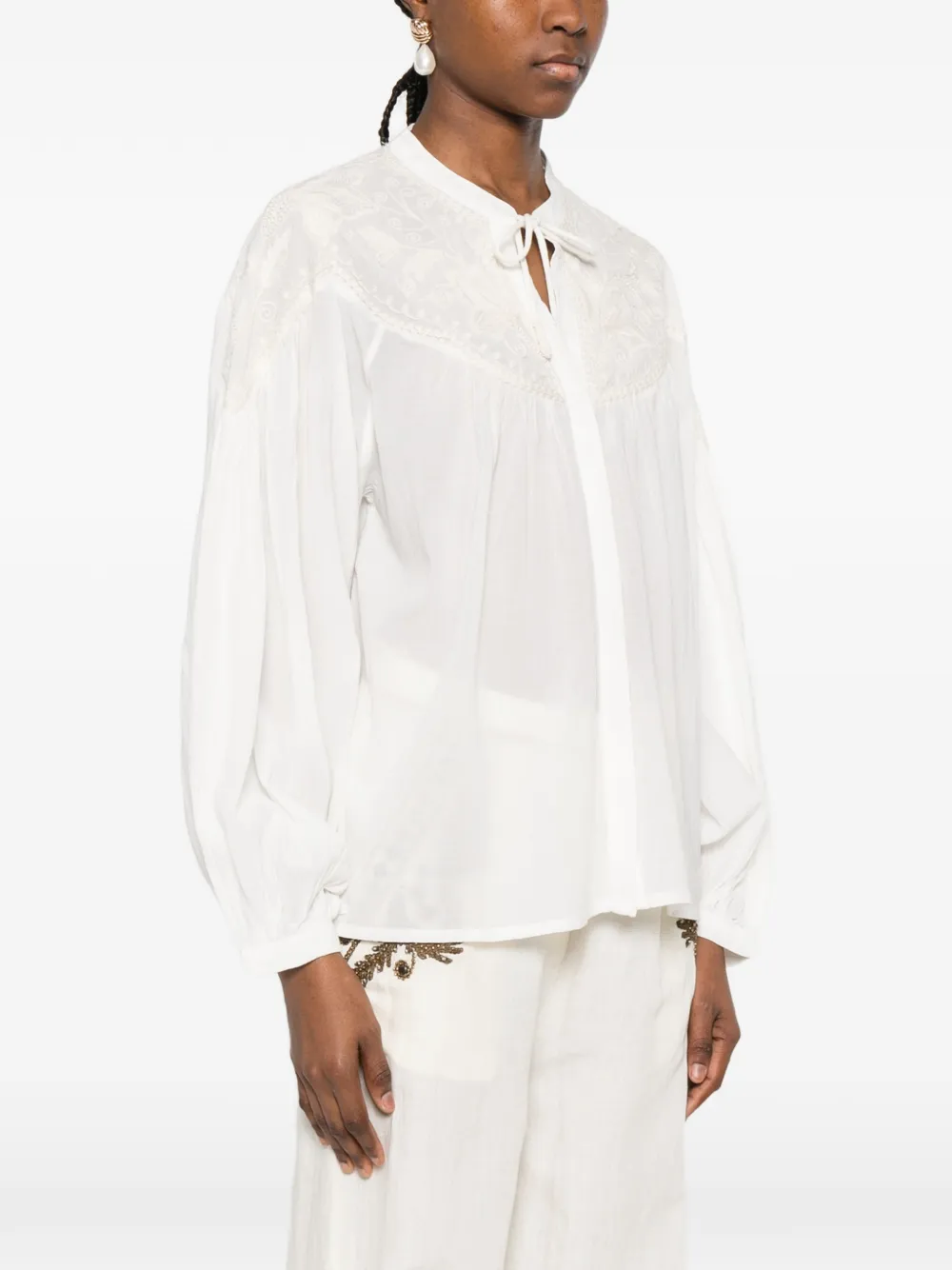 Petronella Embroidered Blouse