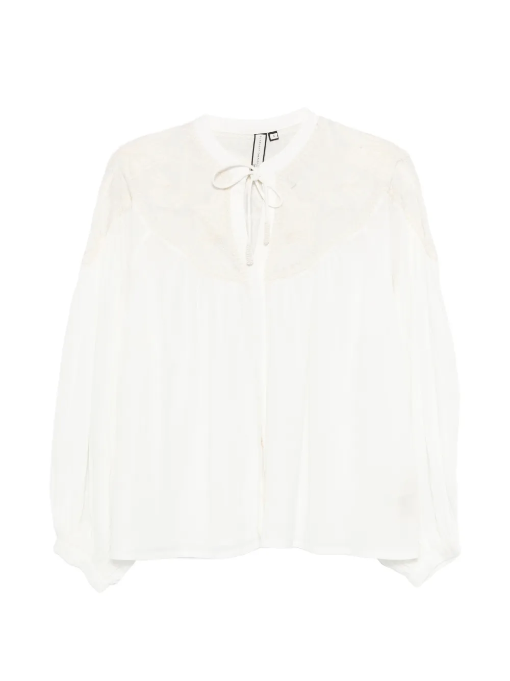 SCARLETT POPPIES Petronella embroidered blouse - White