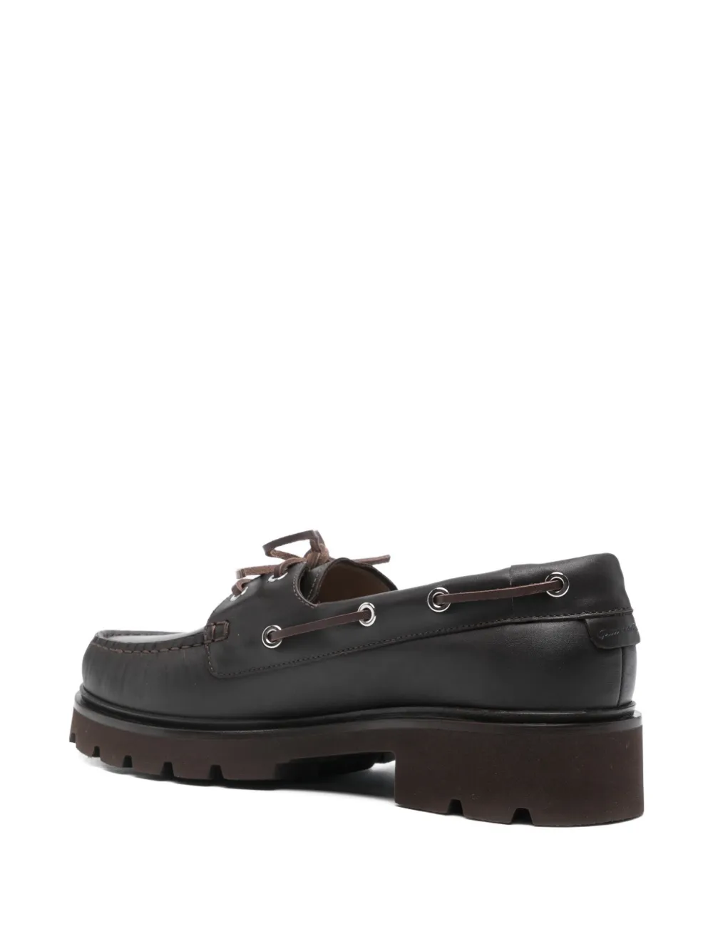 Gianvito Rossi Leren bootschoenen Bruin