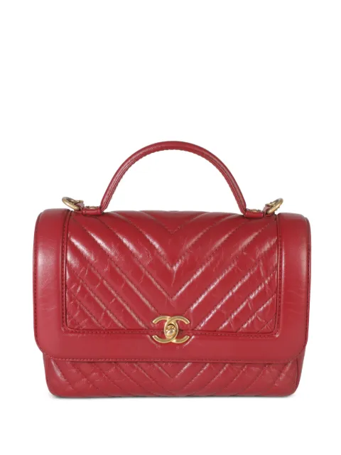 CHANEL Pre-Owned 2017 chevron tote bag