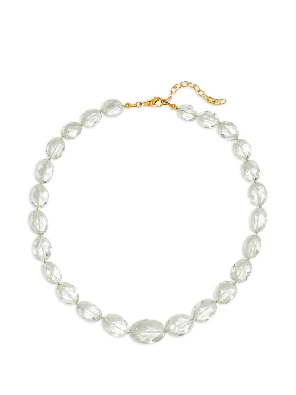 Jennifer Behr Collana Claire con ametista verde