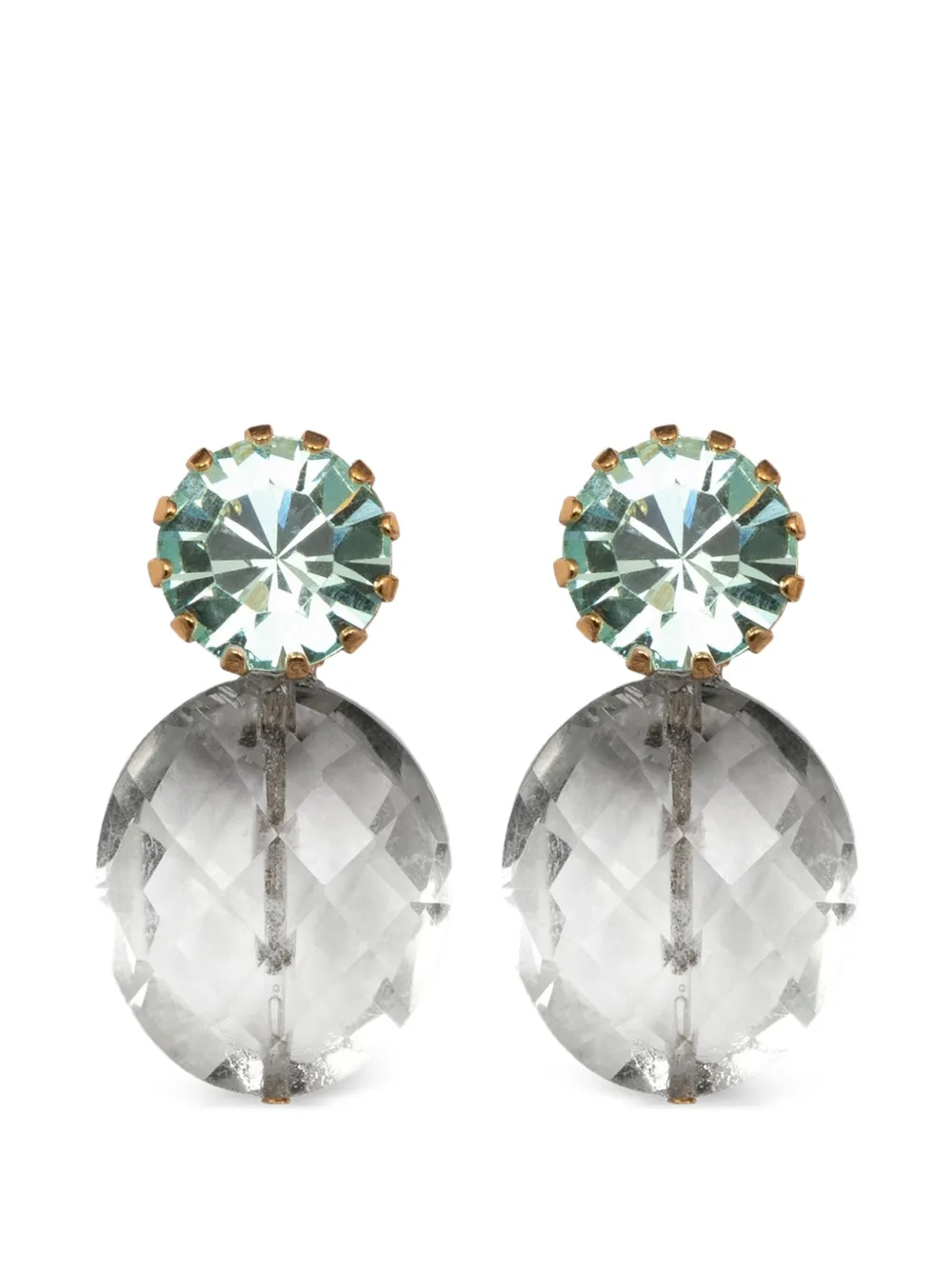 Jennifer Behr Orecchini tondi con ametista - Oro