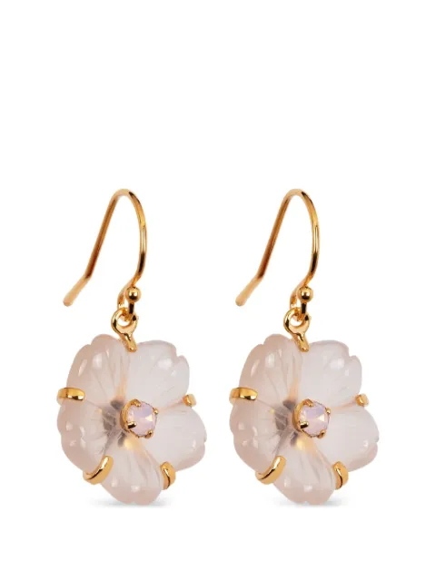 Jennifer Behr aretes Lyanna con diseño floral