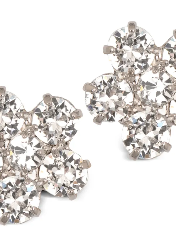 Jennifer Behr Daisy クリスタルピアス | シルバートーン | FARFETCH JP