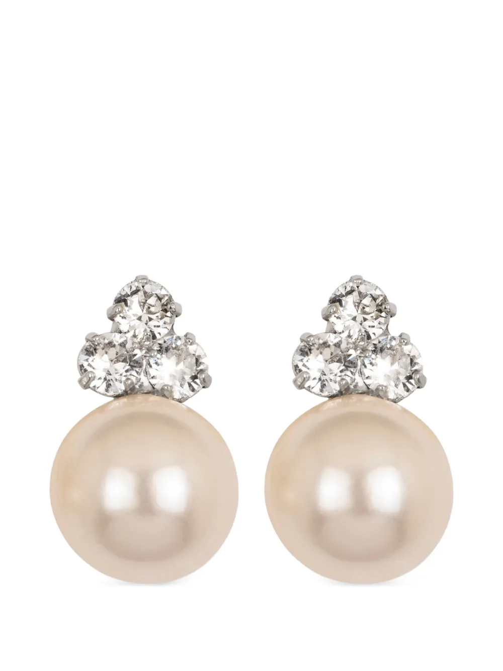 Jennifer Behr Orecchini Belen con cristalli - Argento