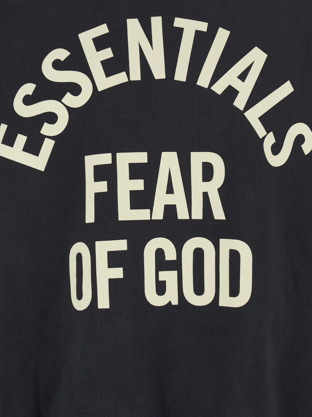 FEAR OF GOD ESSENTIALS Campus 90s trui met logo-print Zwart
