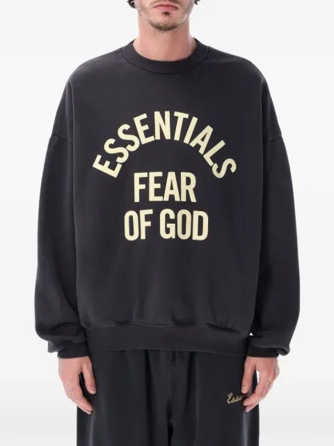 FEAR OF GOD ESSENTIALS Campus 90s logo-print sweater