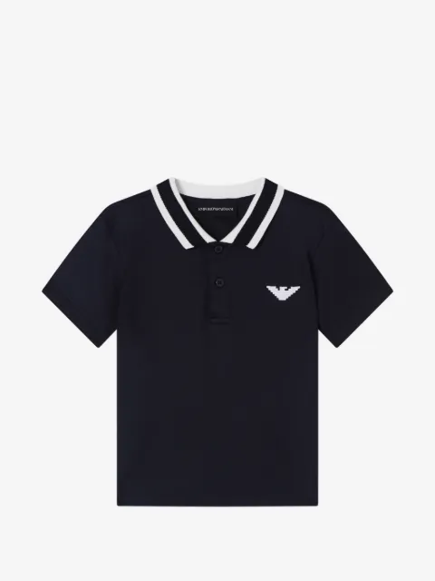 Emporio Armani Kids playera con logo
